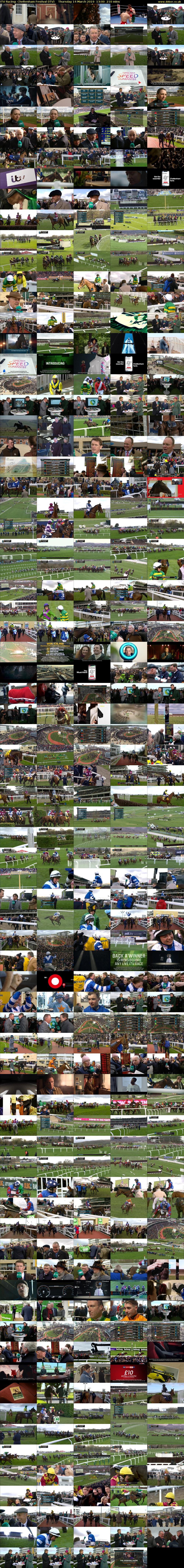 ITV Racing: Cheltenham Festival (ITV) Thursday 14 March 2019 13:00 - 16:30