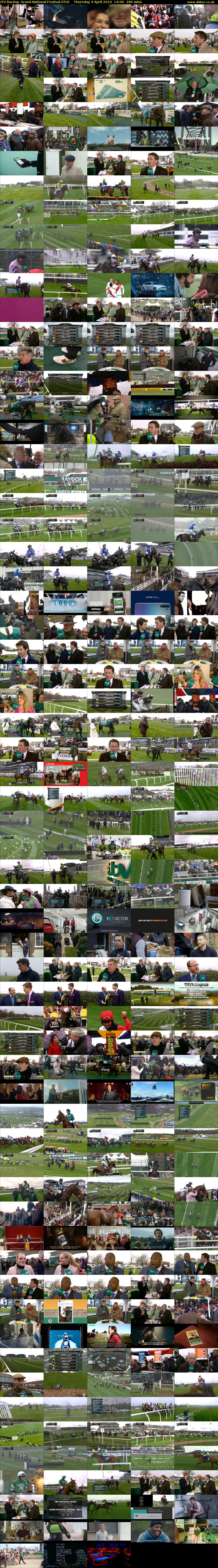 ITV Racing: Grand National Festival (ITV) Thursday 4 April 2019 14:00 - 17:00