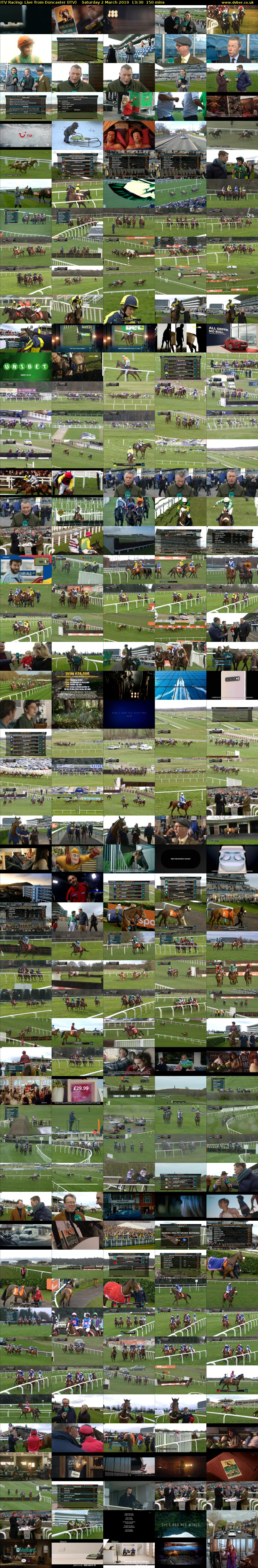 ITV Racing: Live from Doncaster (ITV) Saturday 2 March 2019 13:30 - 16:00