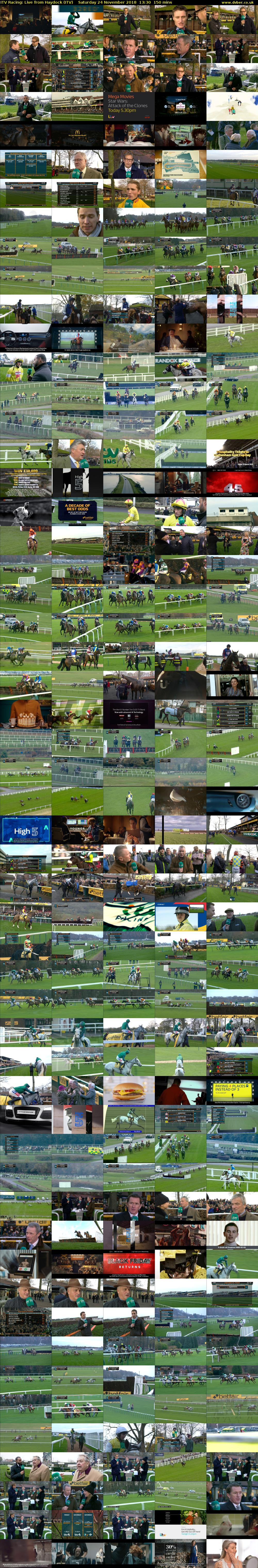 ITV Racing: Live from Haydock (ITV) Saturday 24 November 2018 13:30 - 16:00