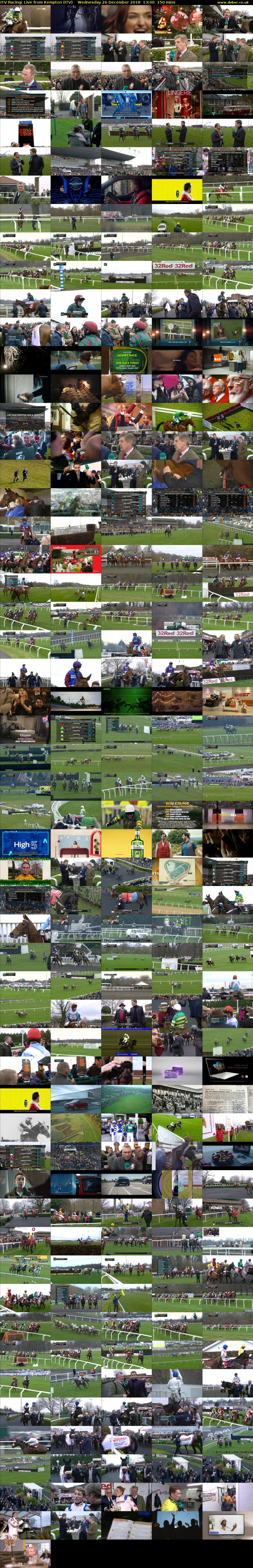 ITV Racing: Live from Kempton (ITV) Wednesday 26 December 2018 13:00 - 15:30