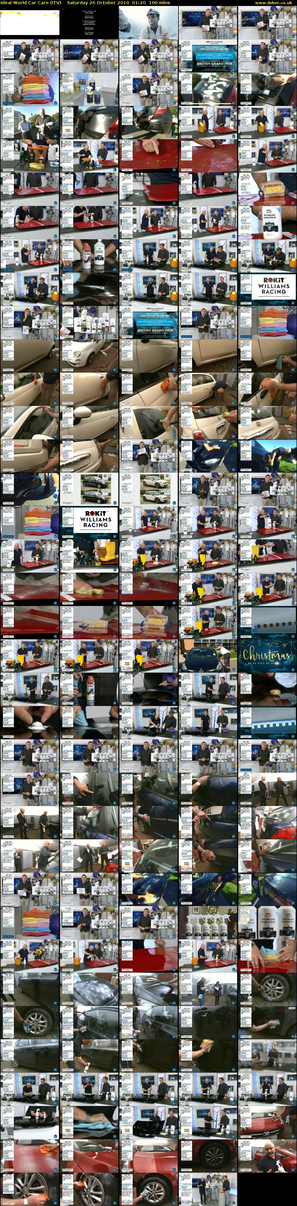 Ideal World Car Care (ITV) Saturday 26 October 2019 01:20 - 03:00