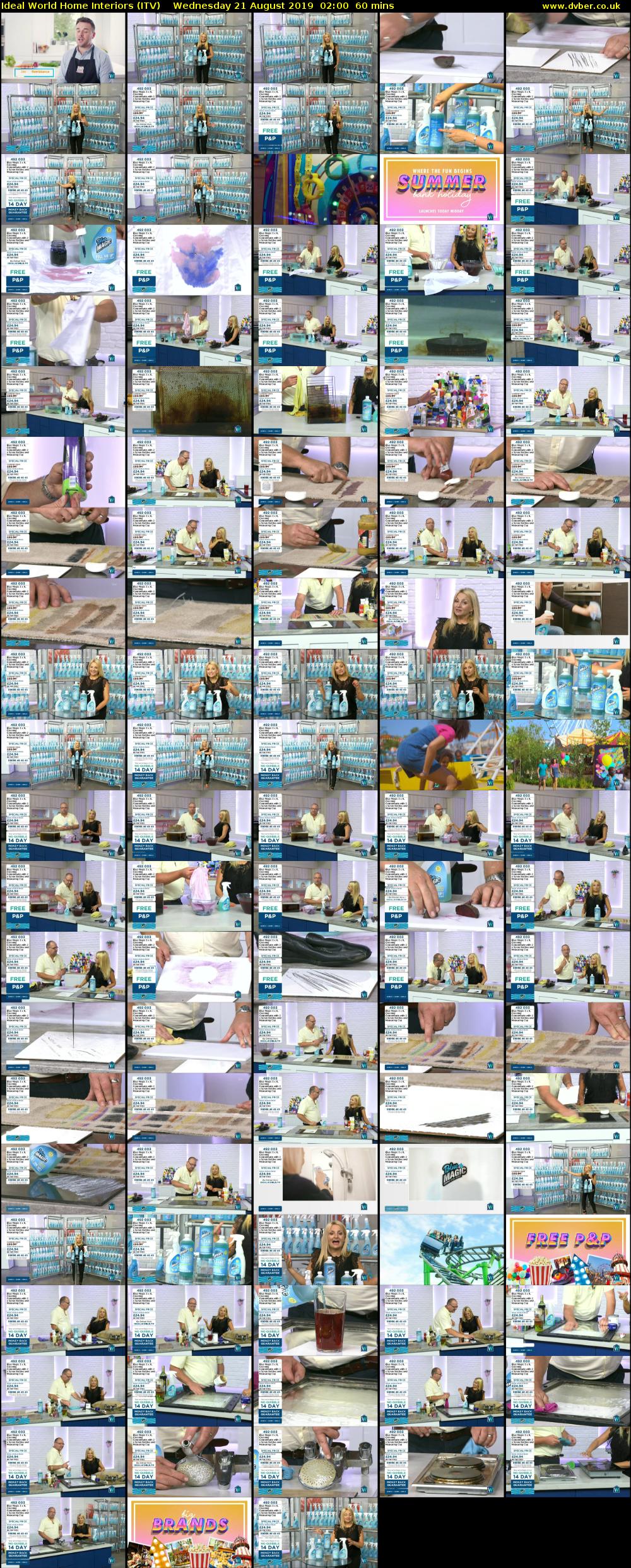 Ideal World Home Interiors (ITV) Wednesday 21 August 2019 02:00 - 03:00