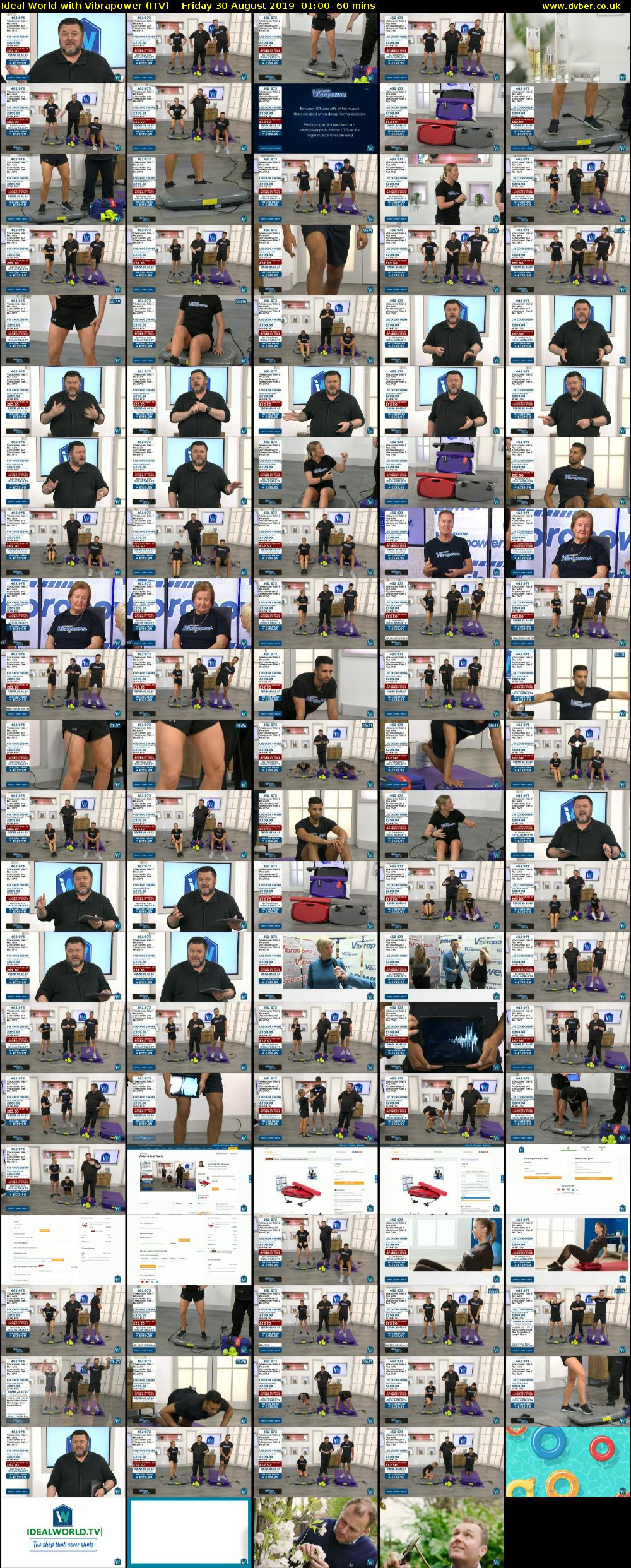 Ideal World with Vibrapower (ITV) Friday 30 August 2019 01:00 - 02:00