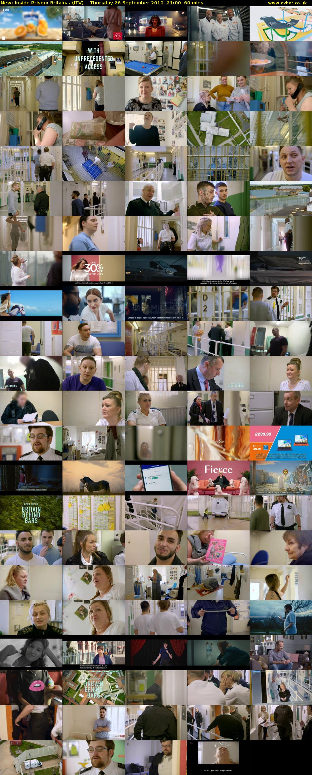 Inside Prison: Britain... (ITV) Thursday 26 September 2019 21:00 - 22:00