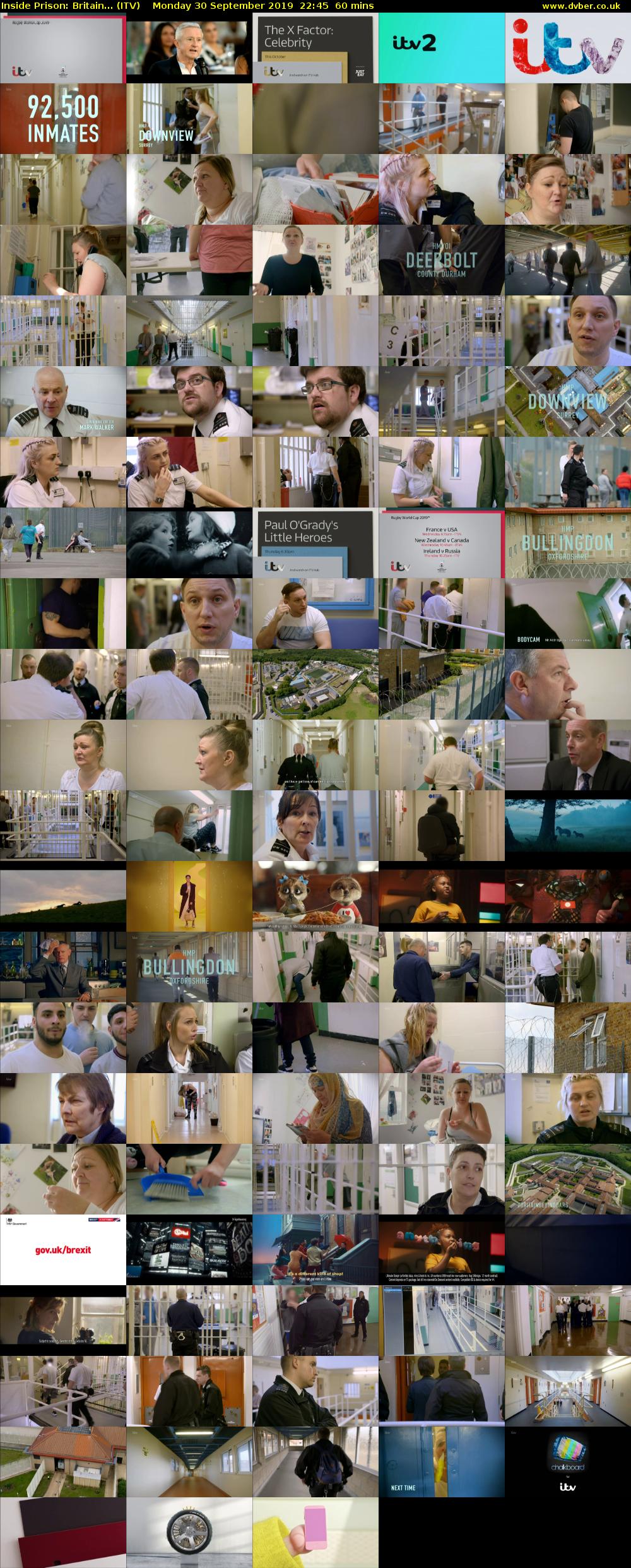Inside Prison: Britain... (ITV) Monday 30 September 2019 22:45 - 23:45