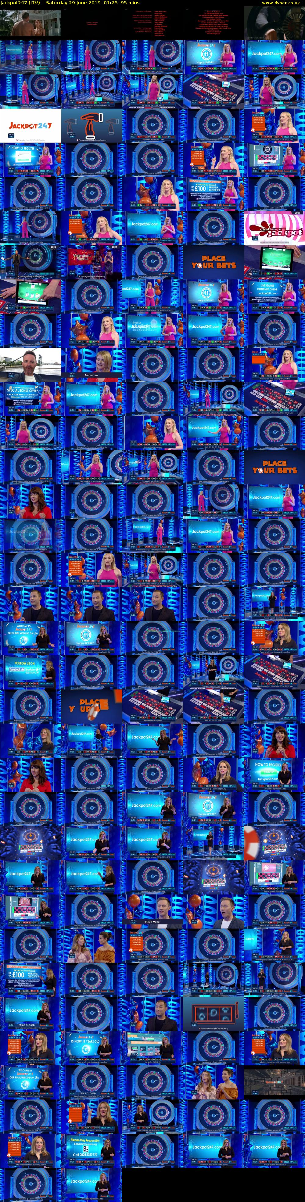 Jackpot247 (ITV) Saturday 29 June 2019 01:25 - 03:00