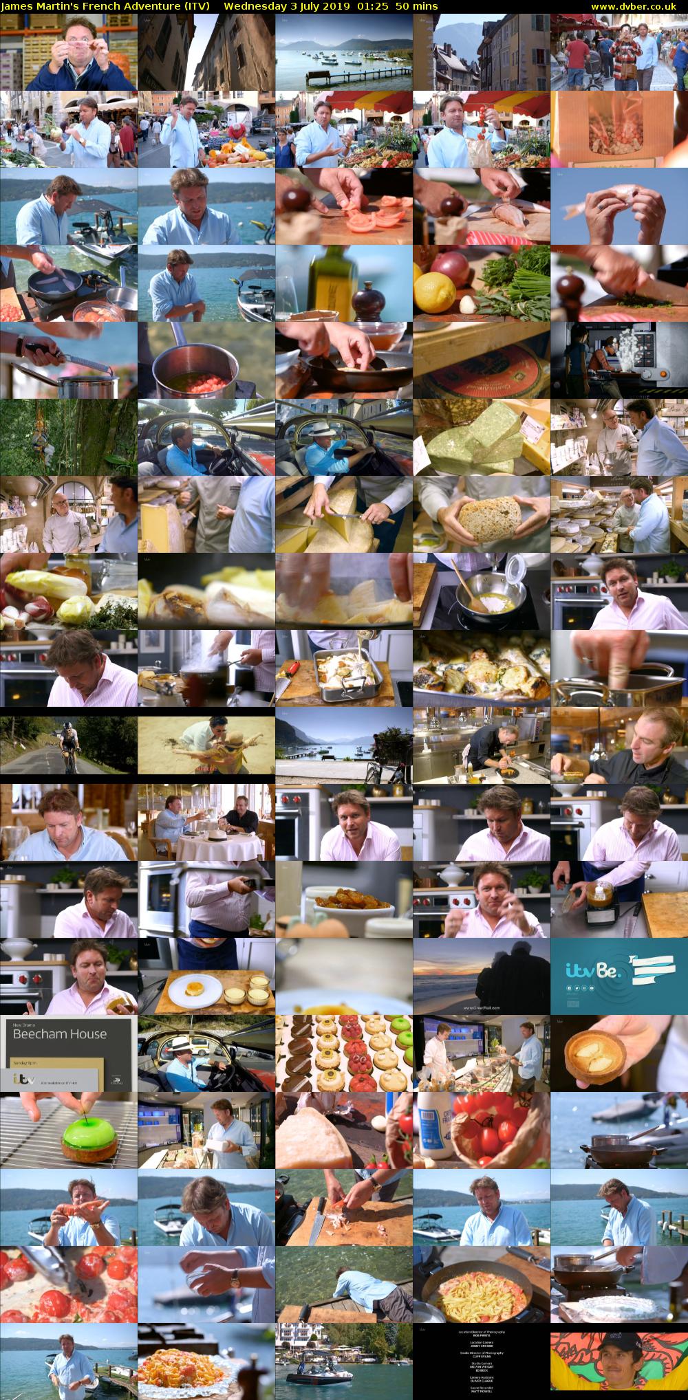 James Martin's French Adventure (ITV) Wednesday 3 July 2019 01:25 - 02:15