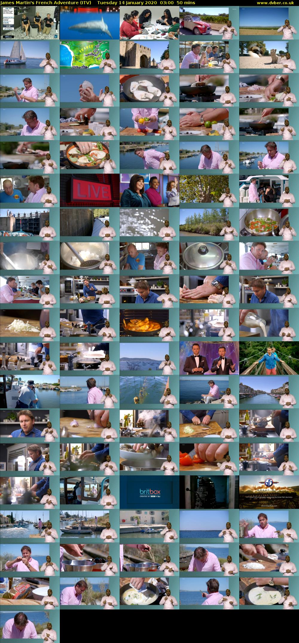 James Martin's French Adventure (ITV) Tuesday 14 January 2020 03:00 - 03:50