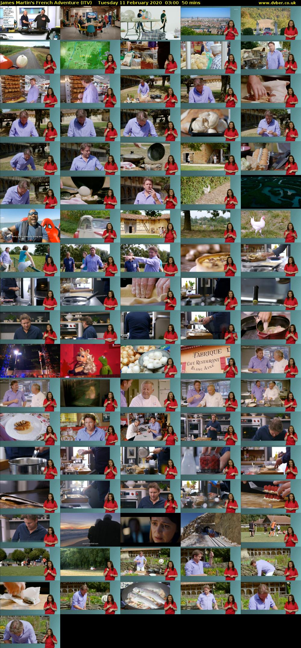 James Martin's French Adventure (ITV) Tuesday 11 February 2020 03:00 - 03:50