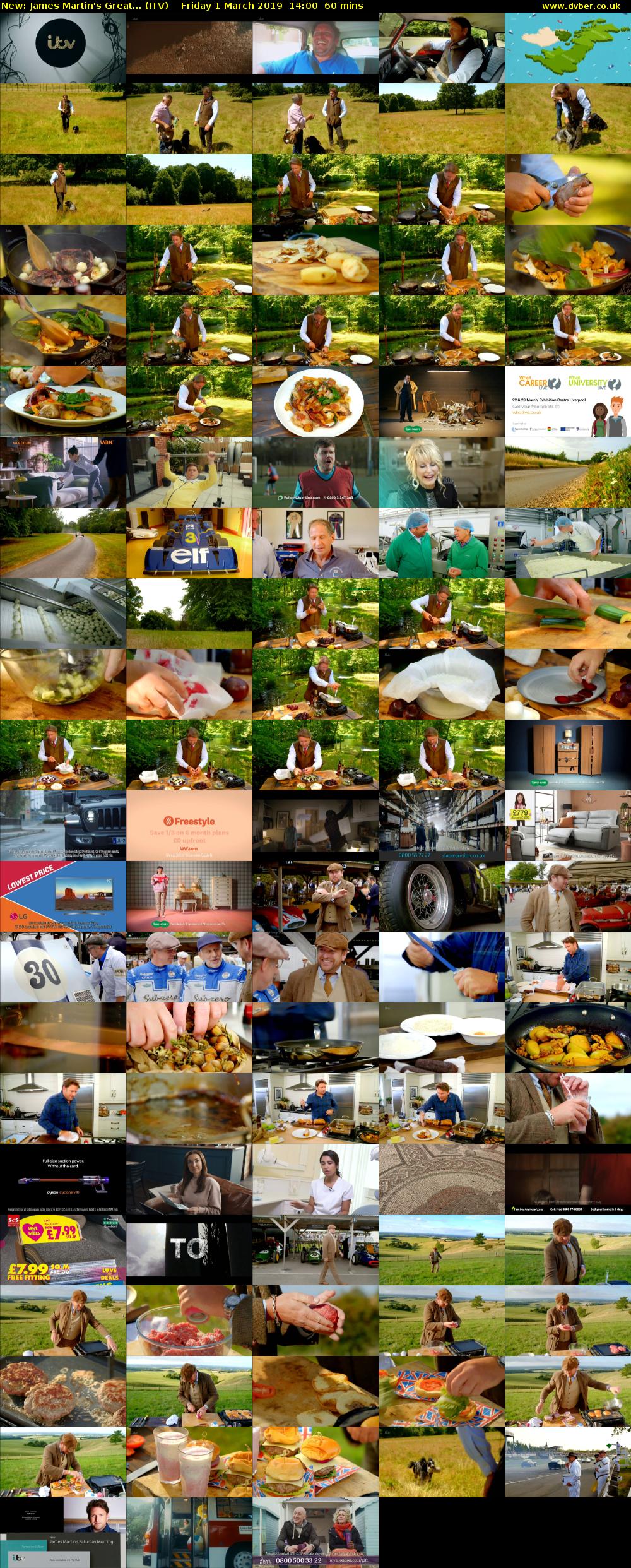 James Martin's Great... (ITV) Friday 1 March 2019 14:00 - 15:00