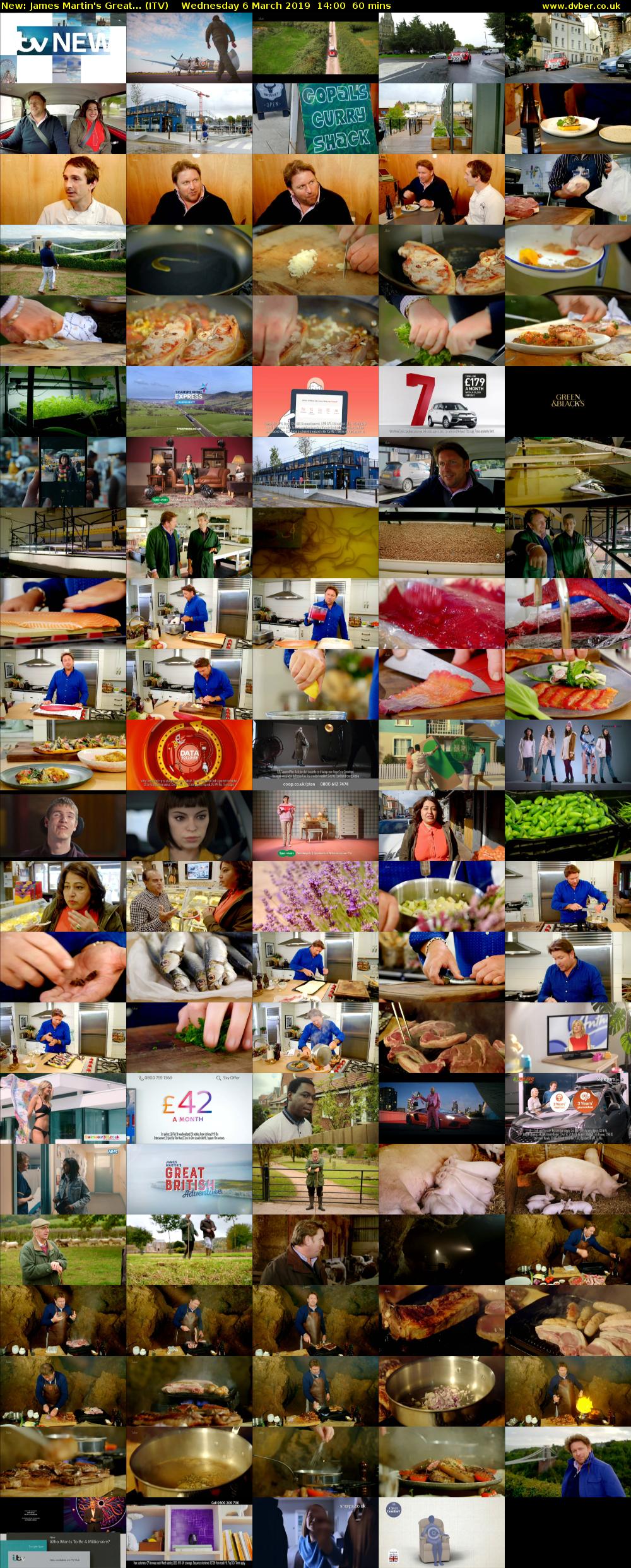 James Martin's Great... (ITV) Wednesday 6 March 2019 14:00 - 15:00