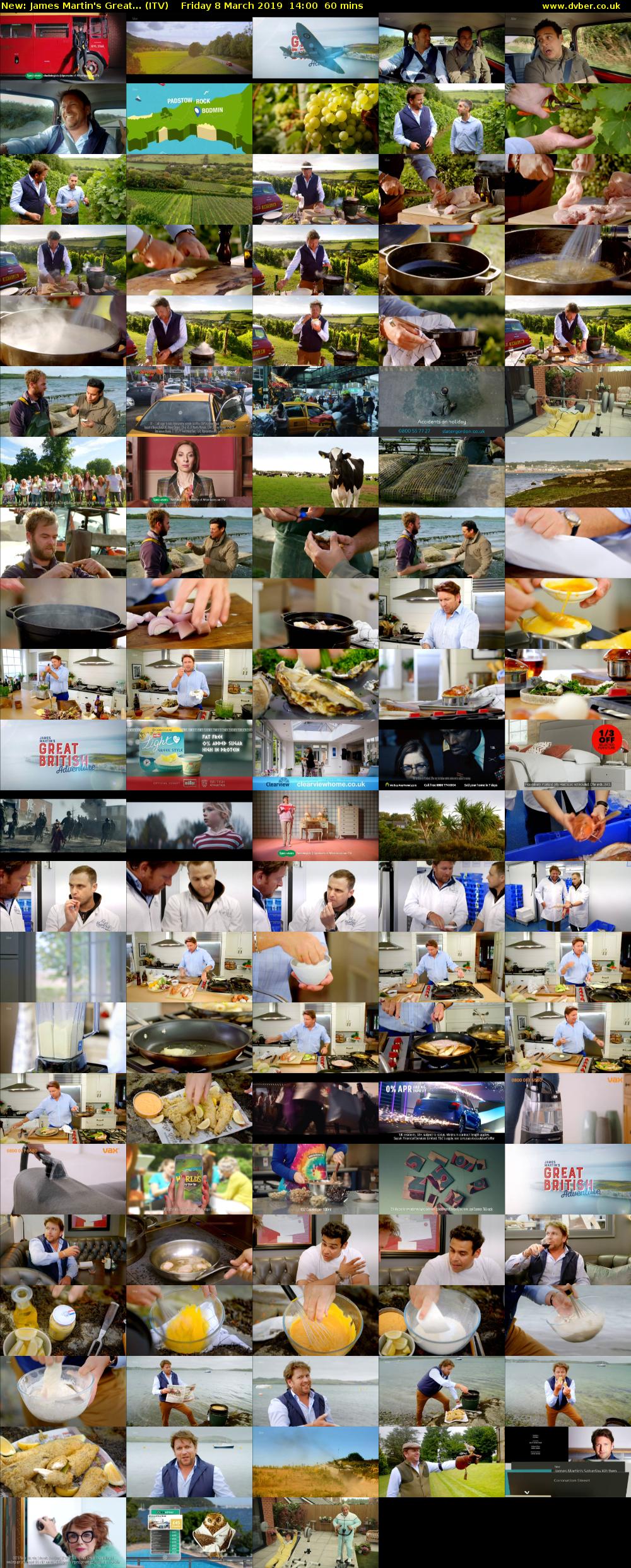 James Martin's Great... (ITV) Friday 8 March 2019 14:00 - 15:00