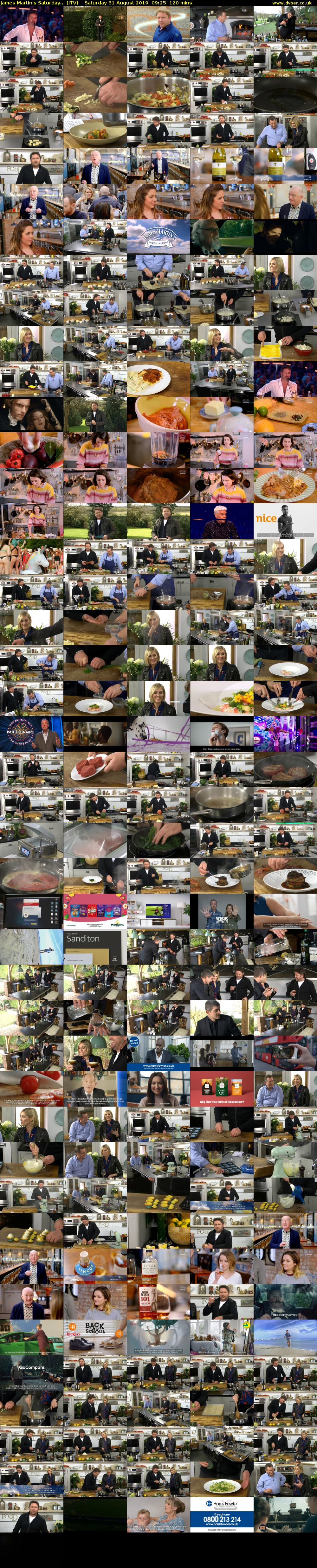 James Martin's Saturday... (ITV) Saturday 31 August 2019 09:25 - 11:25