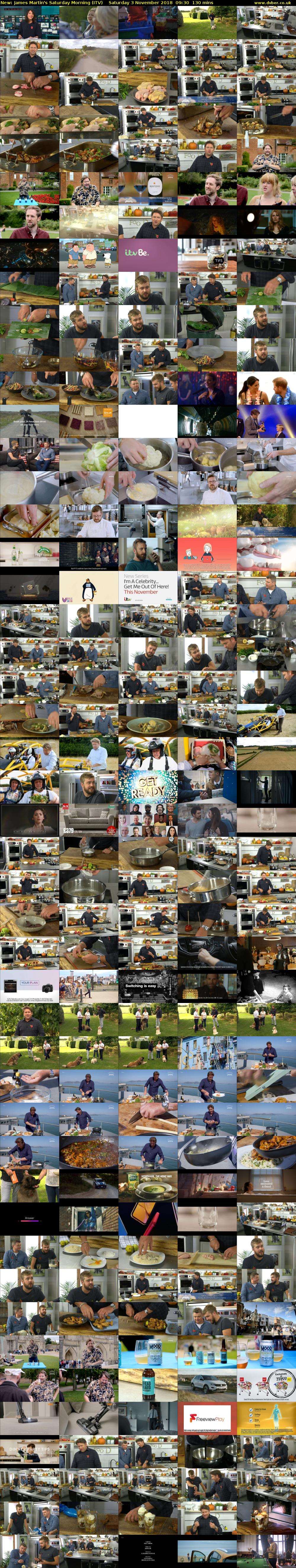 James Martin's Saturday Morning (ITV) Saturday 3 November 2018 09:30 - 11:40