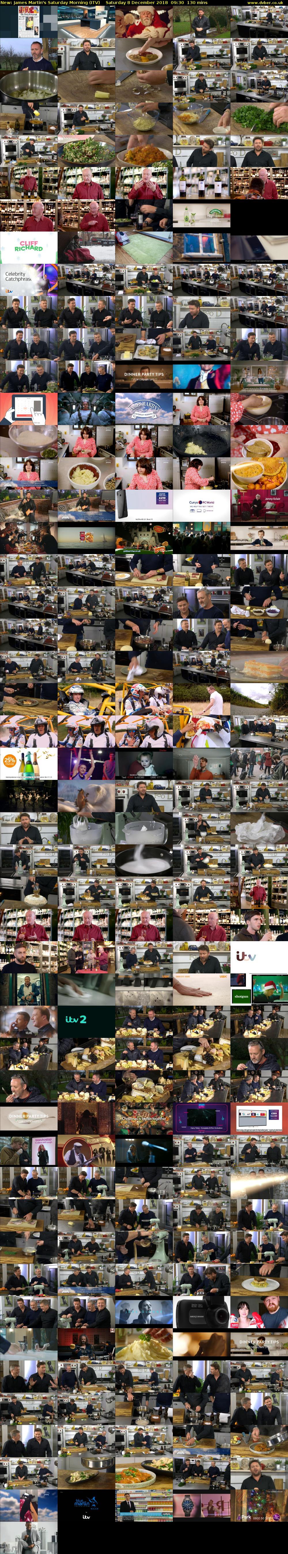 James Martin's Saturday Morning (ITV) Saturday 8 December 2018 09:30 - 11:40