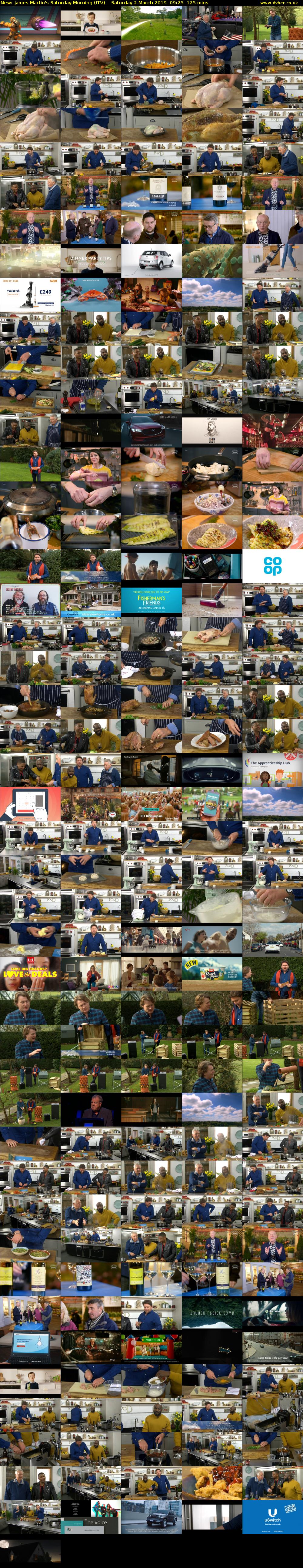 James Martin's Saturday Morning (ITV) Saturday 2 March 2019 09:25 - 11:30