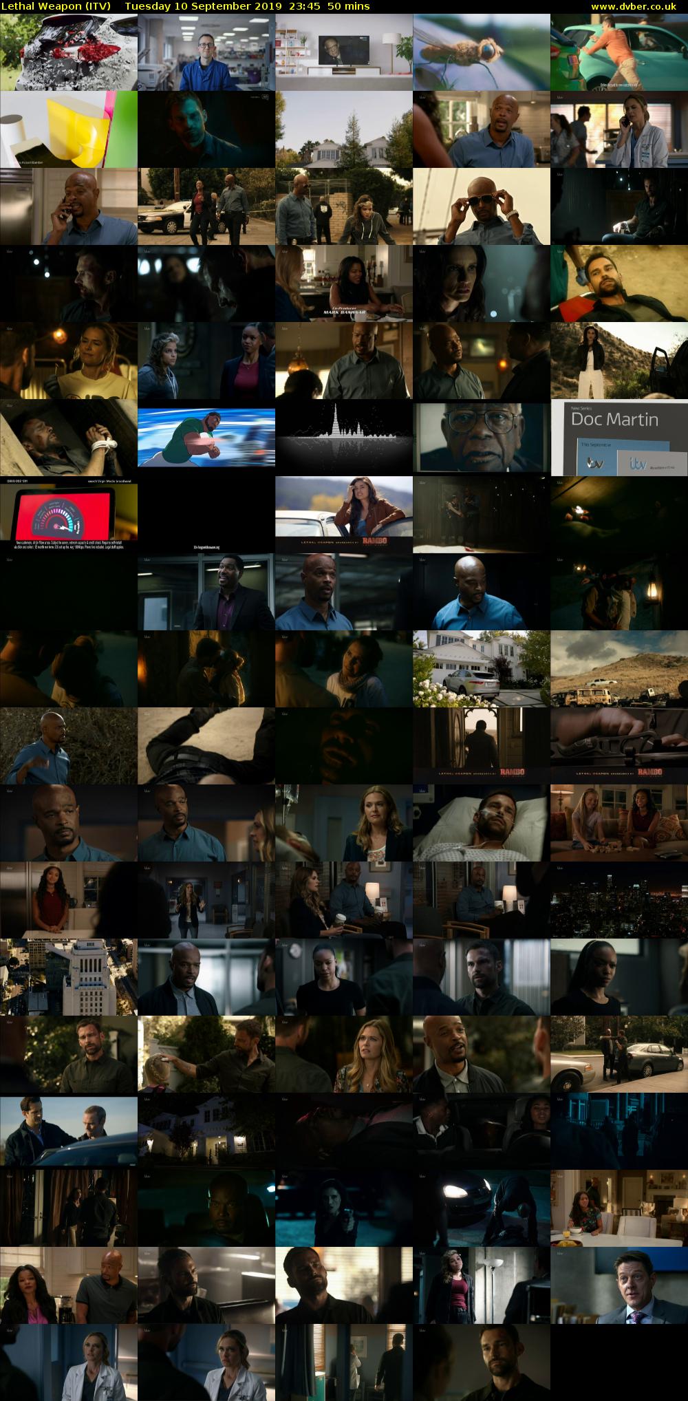 Lethal Weapon (ITV) Tuesday 10 September 2019 23:45 - 00:35