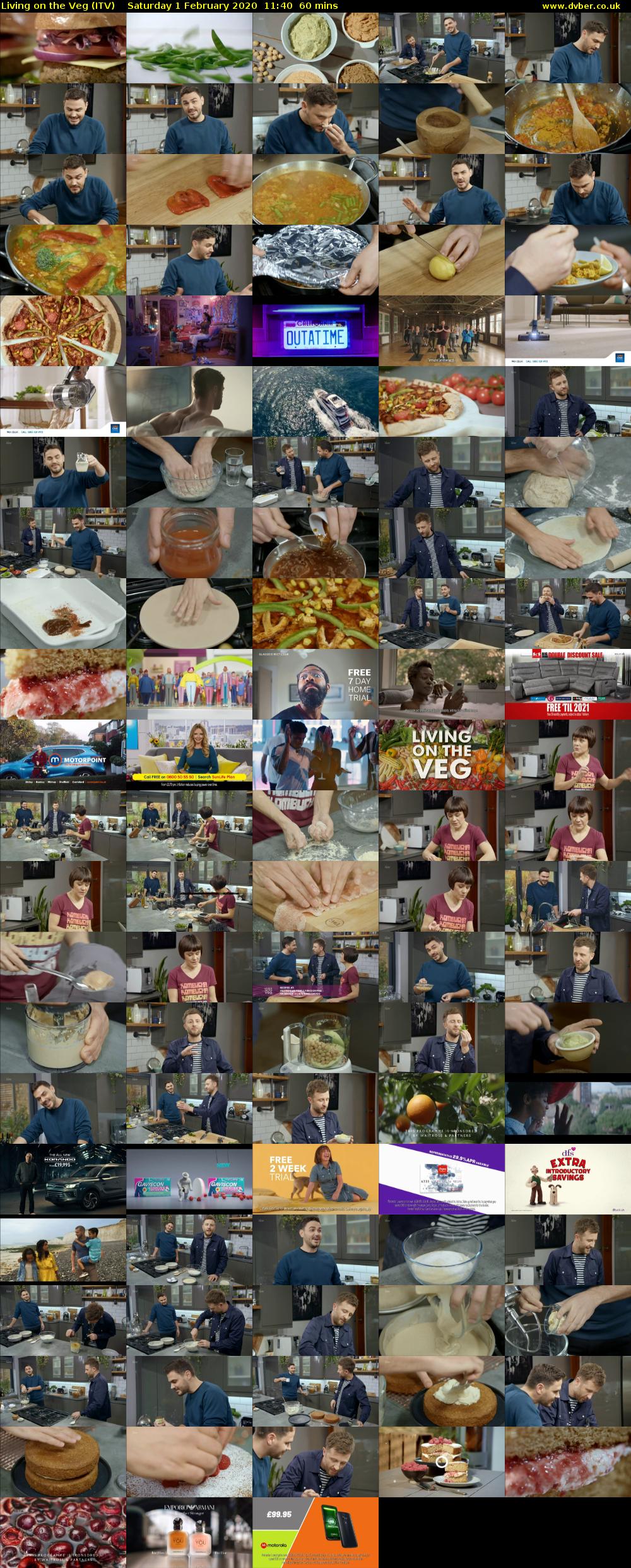 Living on the Veg (ITV) Saturday 1 February 2020 11:40 - 12:40