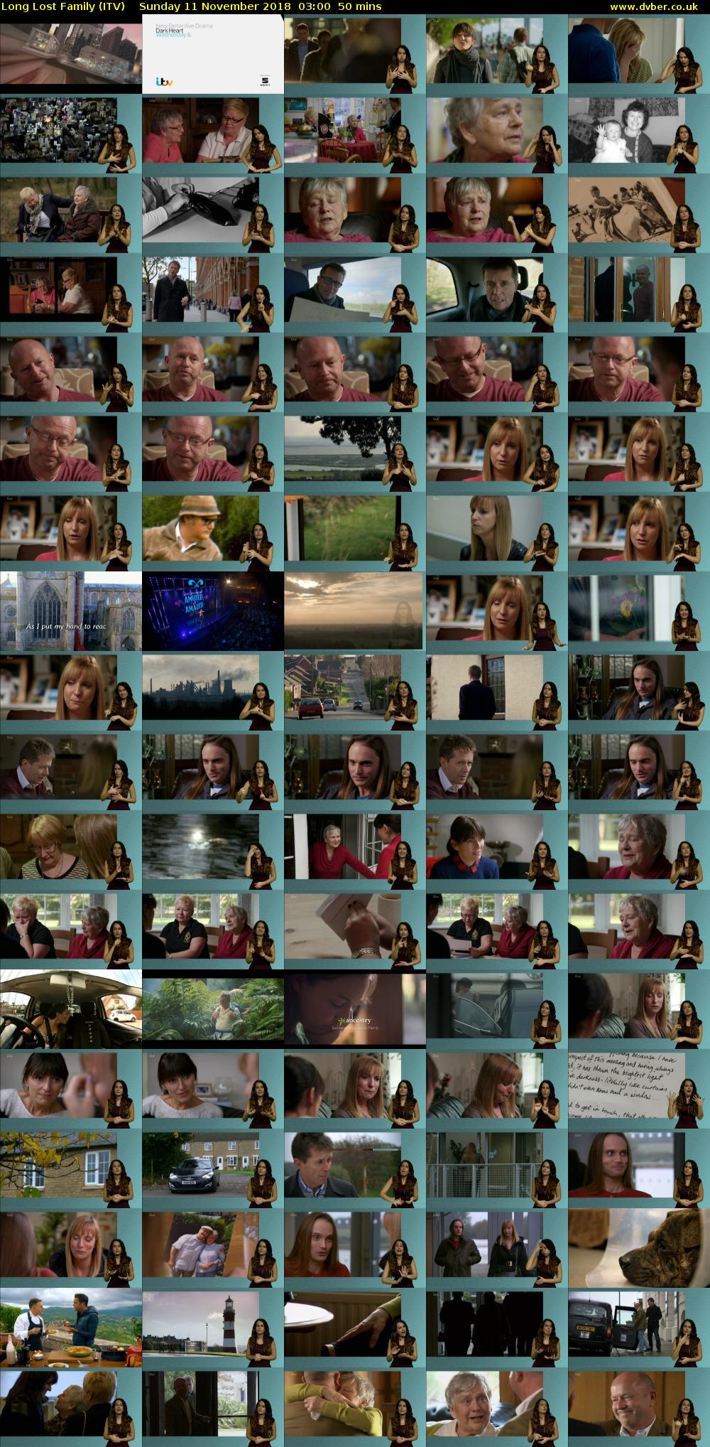 Long Lost Family (ITV) Sunday 11 November 2018 03:00 - 03:50