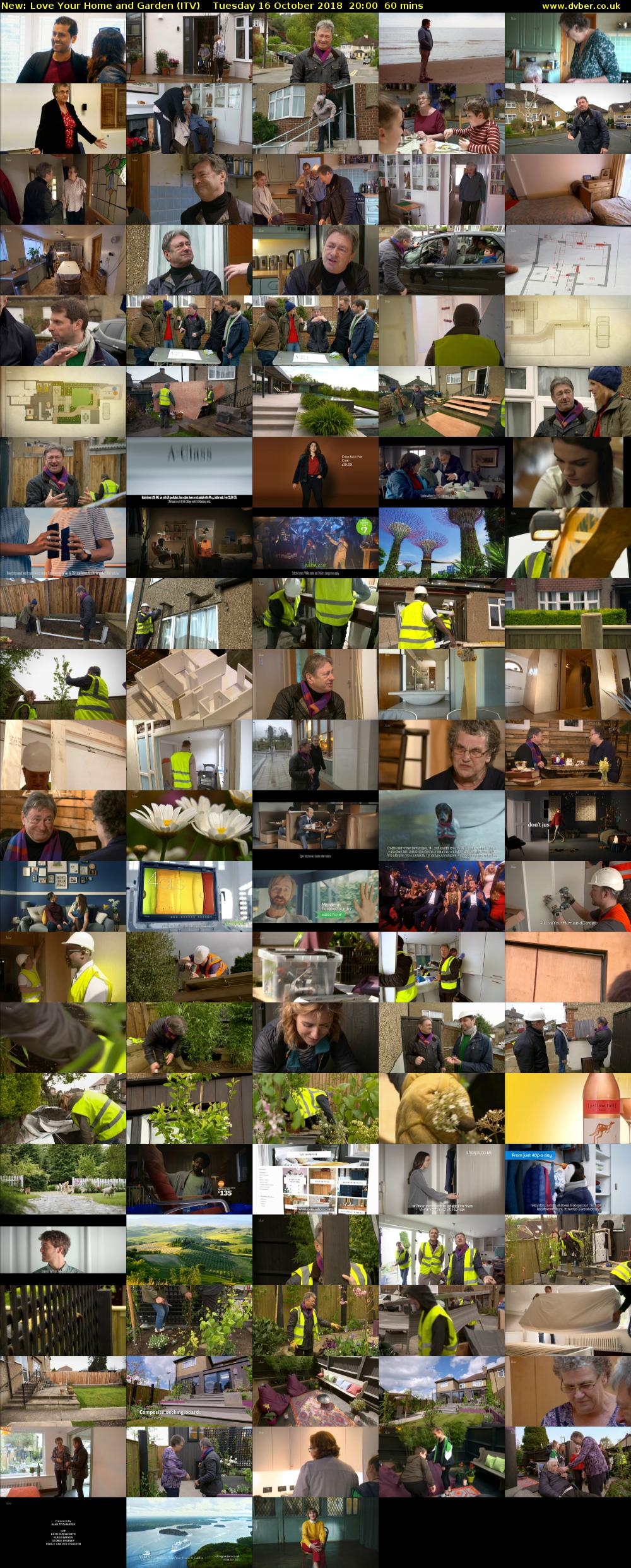 Love Your Home and Garden (ITV) Tuesday 16 October 2018 20:00 - 21:00