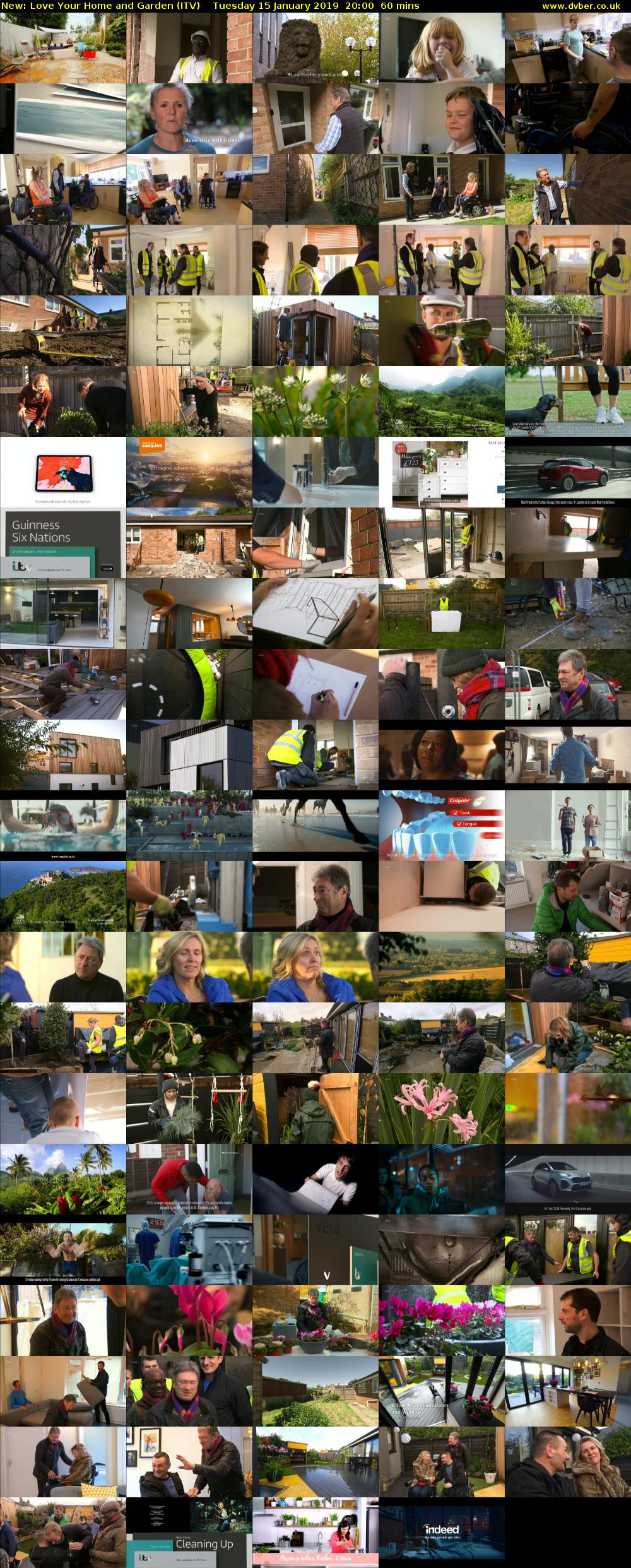 Love Your Home and Garden (ITV) Tuesday 15 January 2019 20:00 - 21:00