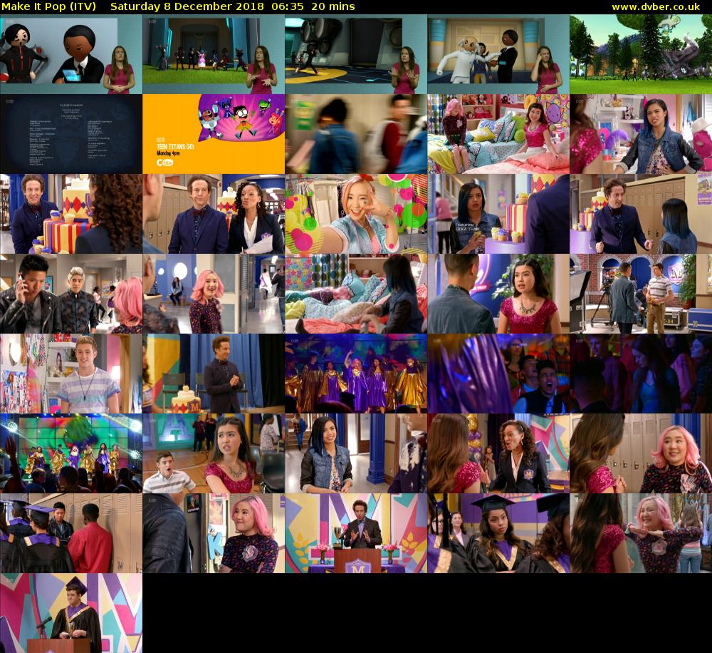 Make It Pop (ITV) Saturday 8 December 2018 06:35 - 06:55