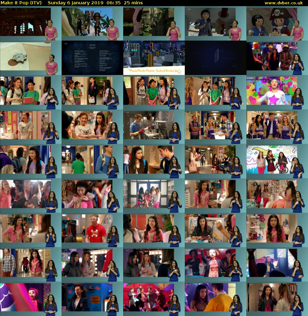 Make It Pop (ITV) Sunday 6 January 2019 06:35 - 07:00