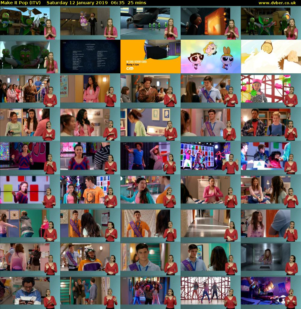 Make It Pop (ITV) Saturday 12 January 2019 06:35 - 07:00