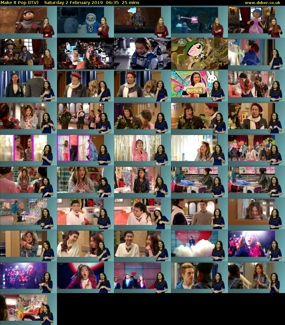 Make It Pop (ITV) Saturday 2 February 2019 06:35 - 07:00