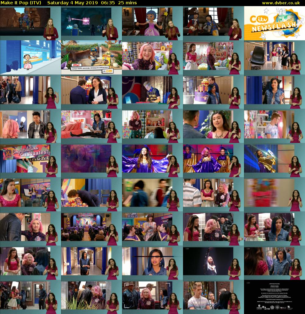Make It Pop (ITV) Saturday 4 May 2019 06:35 - 07:00