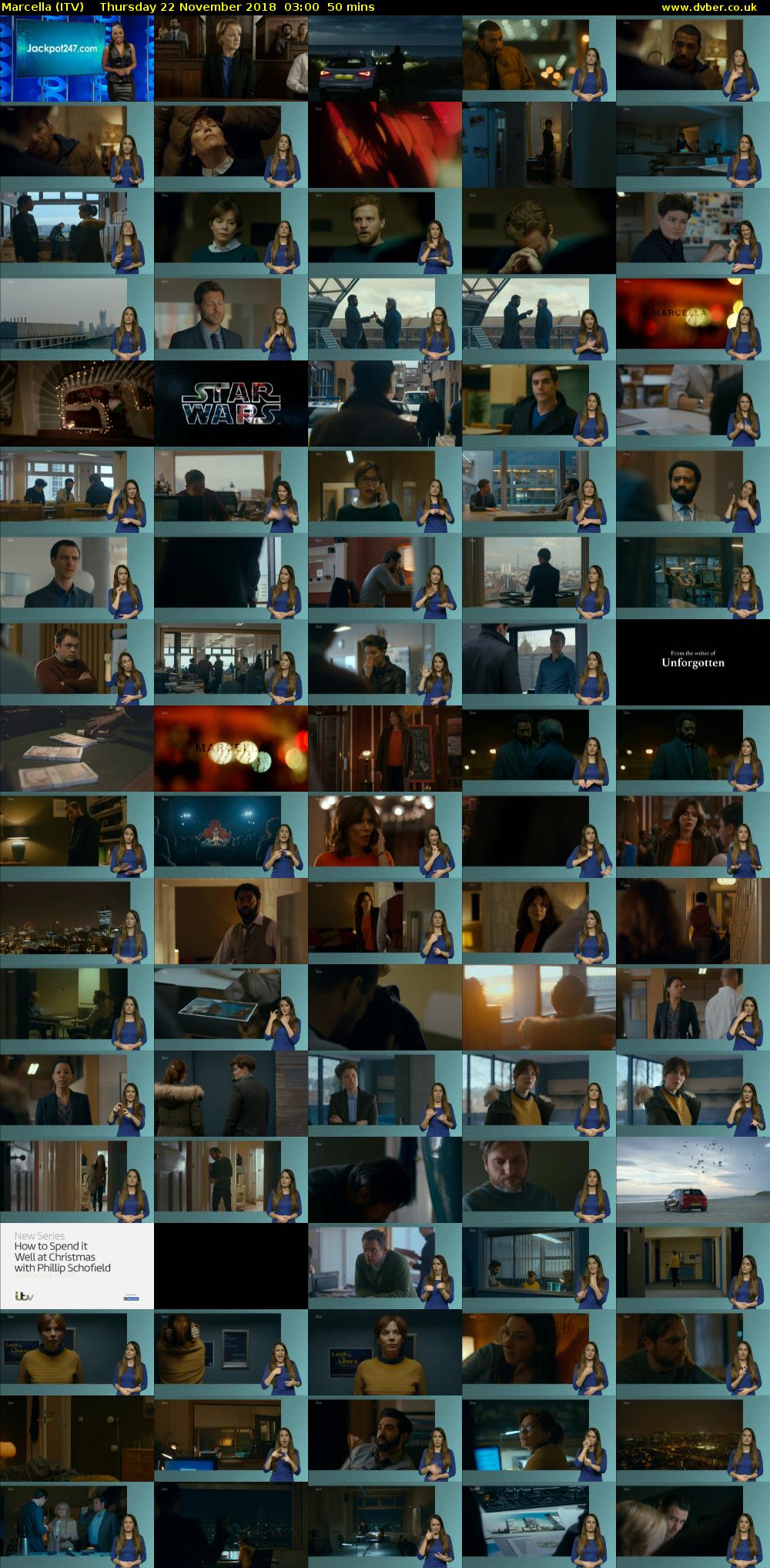Marcella (ITV) Thursday 22 November 2018 03:00 - 03:50