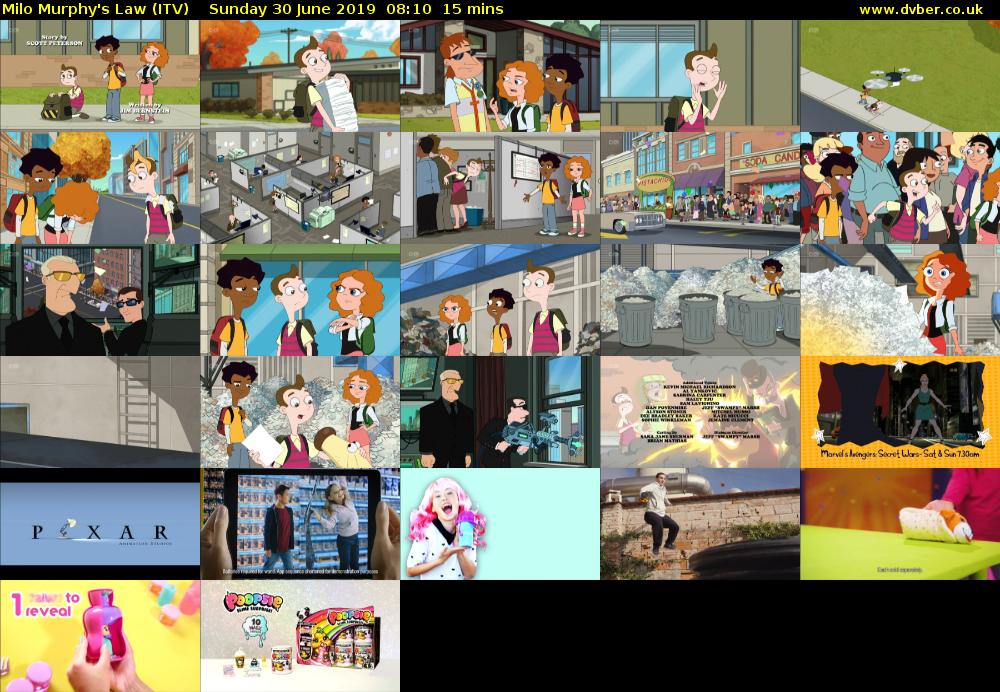 Milo Murphy's Law (ITV) Sunday 30 June 2019 08:10 - 08:25