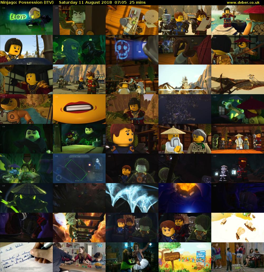Ninjago: Possession (ITV) Saturday 11 August 2018 07:05 - 07:30
