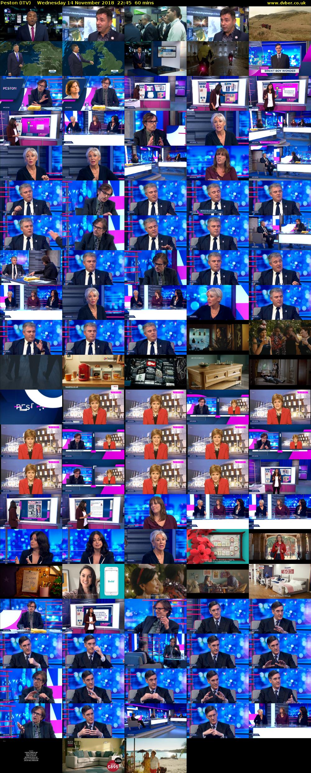 Peston (ITV) Wednesday 14 November 2018 22:45 - 23:45