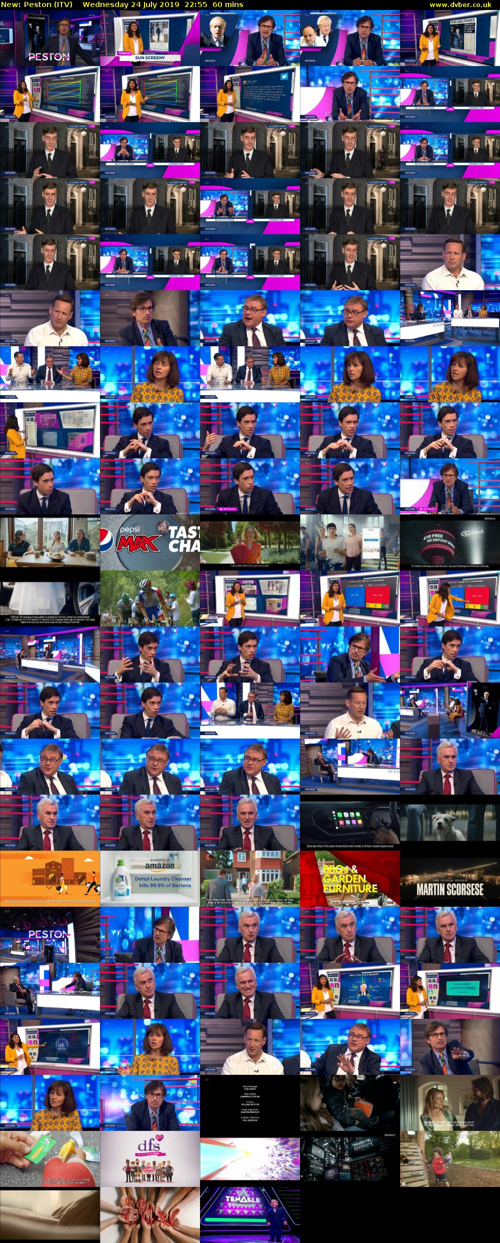 Peston (ITV) Wednesday 24 July 2019 22:55 - 23:55