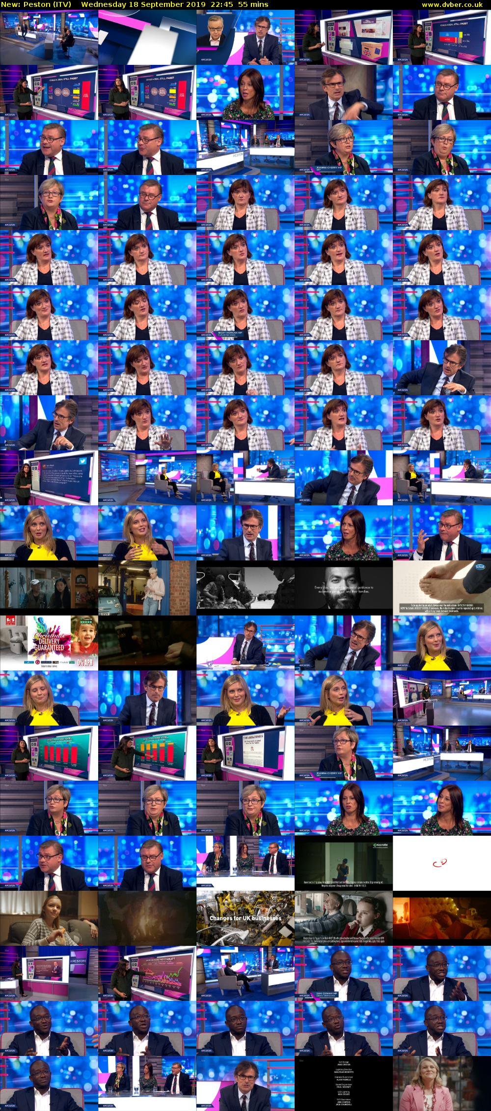 Peston (ITV) Wednesday 18 September 2019 22:45 - 23:40