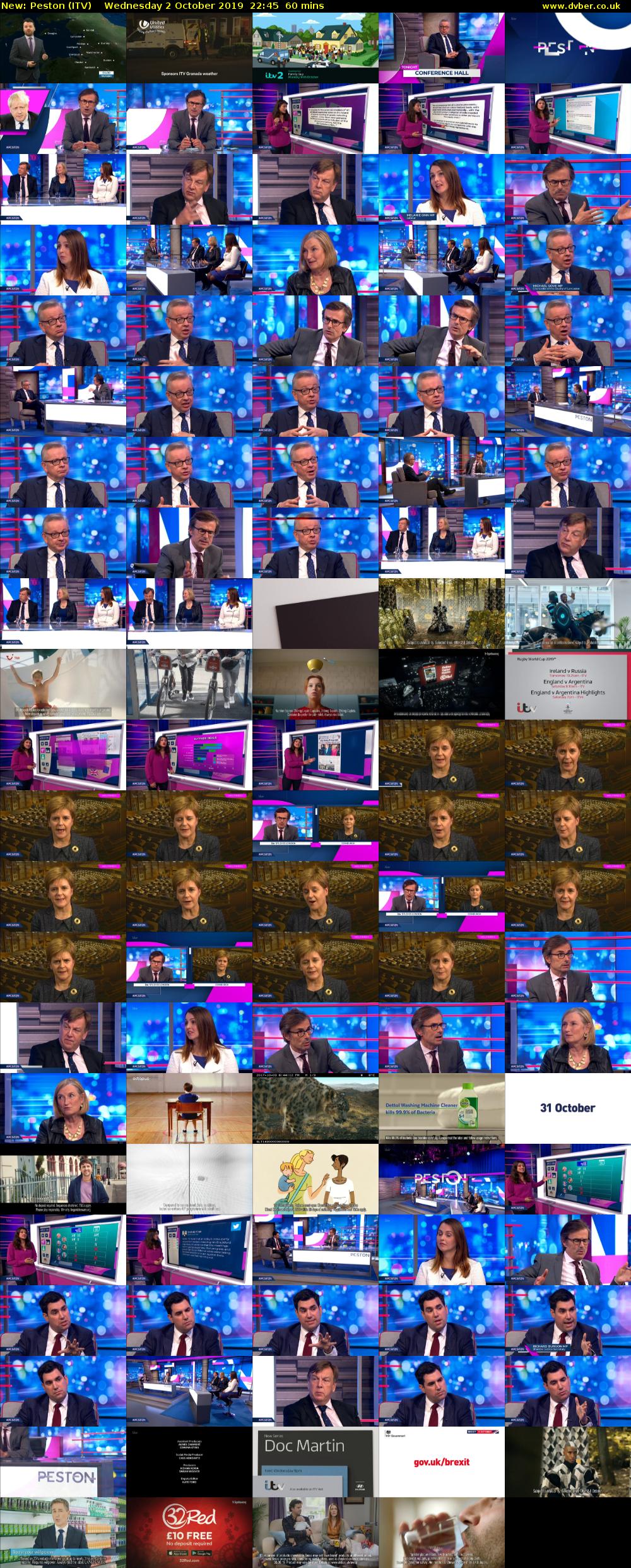 Peston (ITV) Wednesday 2 October 2019 22:45 - 23:45