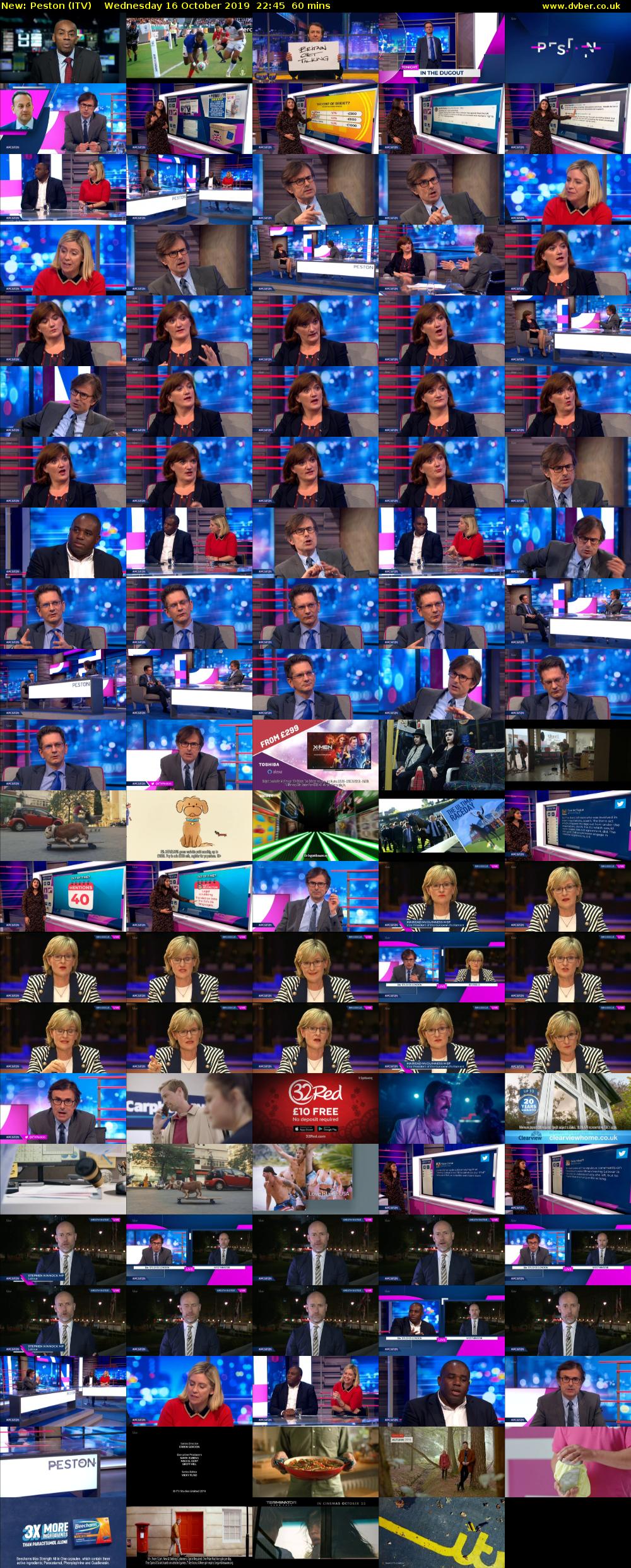 Peston (ITV) Wednesday 16 October 2019 22:45 - 23:45