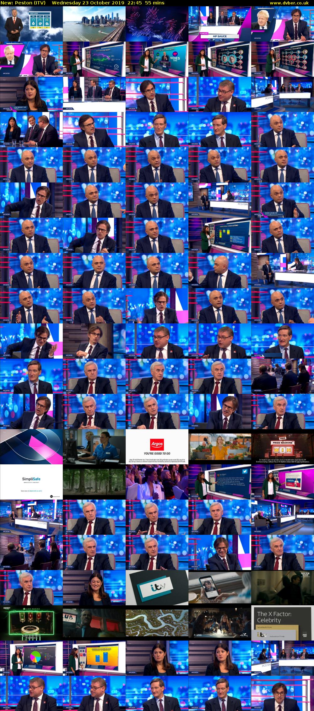 Peston (ITV) Wednesday 23 October 2019 22:45 - 23:40