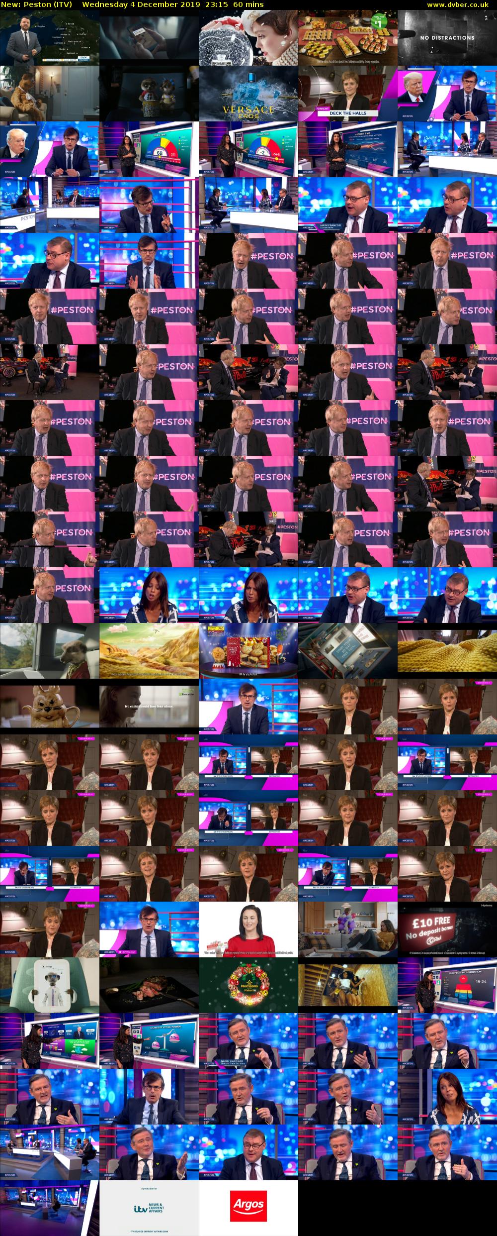 Peston (ITV) Wednesday 4 December 2019 23:15 - 00:15