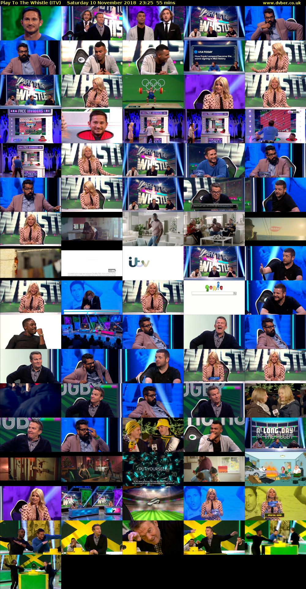 Play To The Whistle (ITV) Saturday 10 November 2018 23:25 - 00:20