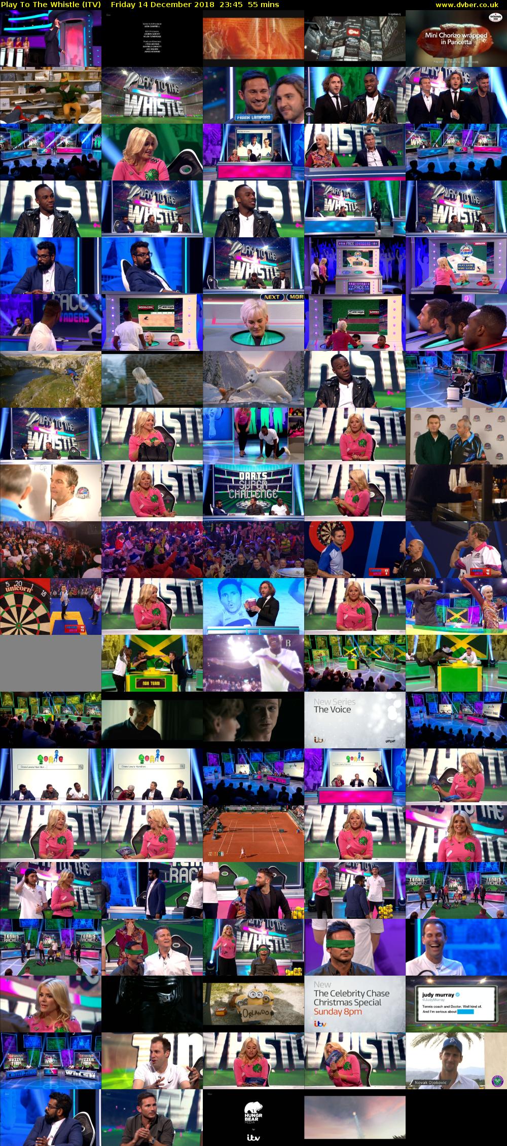 Play To The Whistle (ITV) Friday 14 December 2018 23:45 - 00:40