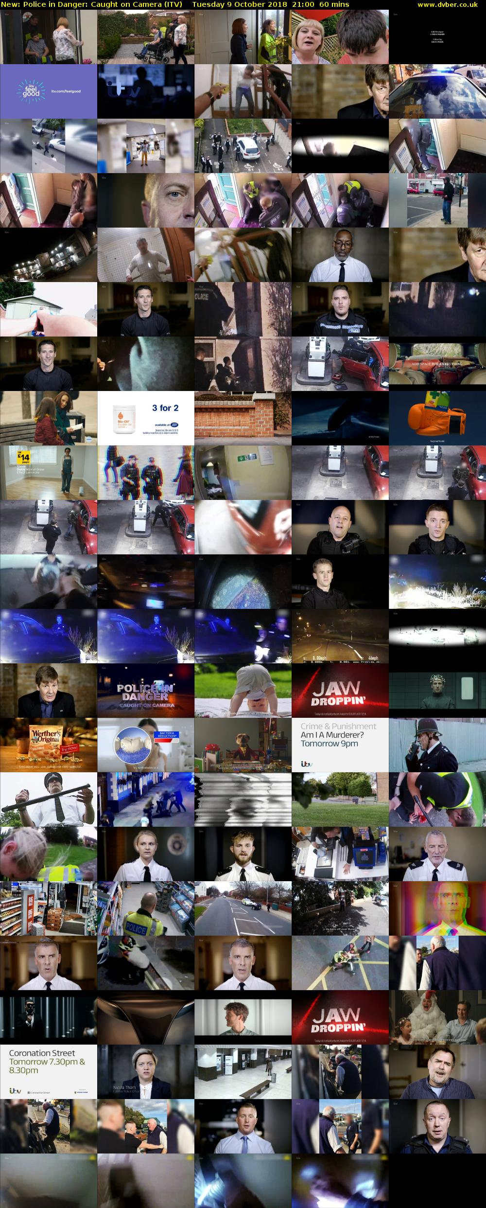 Police in Danger: Caught on Camera (ITV) Tuesday 9 October 2018 21:00 - 22:00