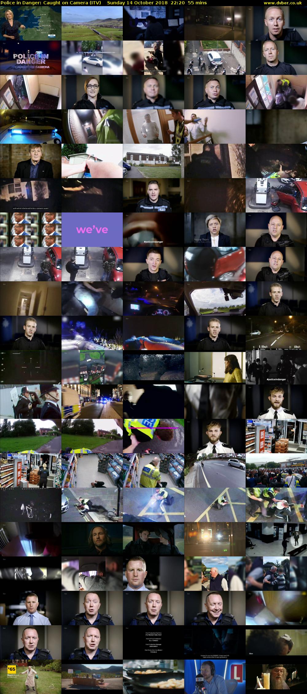 Police in Danger: Caught on Camera (ITV) Sunday 14 October 2018 22:20 - 23:15