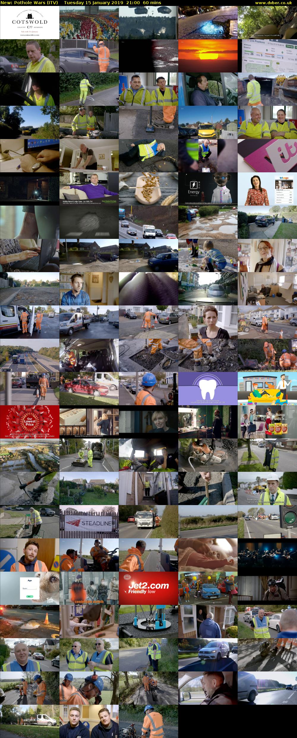 Pothole Wars (ITV) Tuesday 15 January 2019 21:00 - 22:00