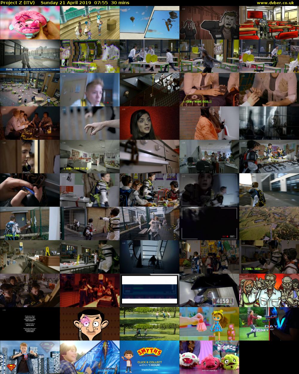 Project Z (ITV) Sunday 21 April 2019 07:55 - 08:25