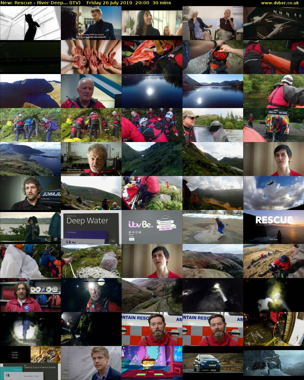 Rescue - River Deep... (ITV) Friday 26 July 2019 20:00 - 20:30