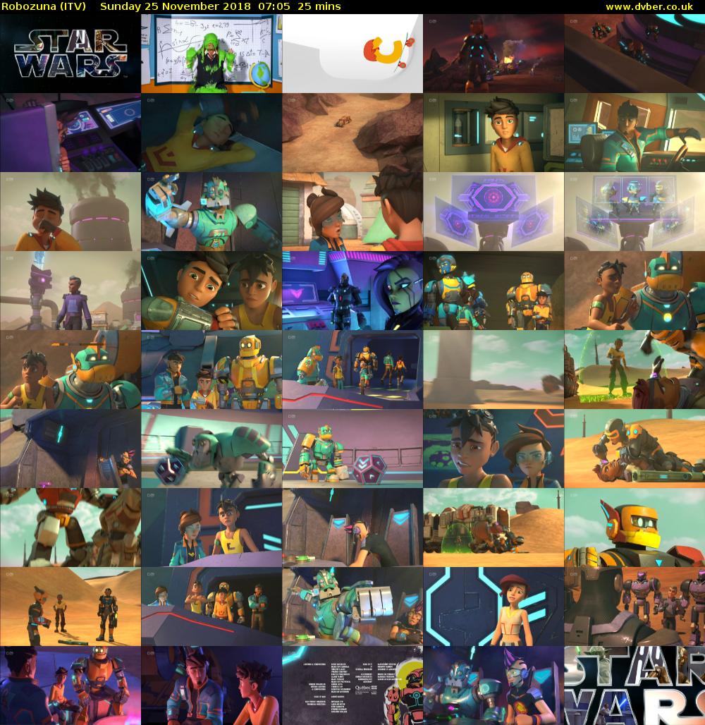 Robozuna (ITV) Sunday 25 November 2018 07:05 - 07:30