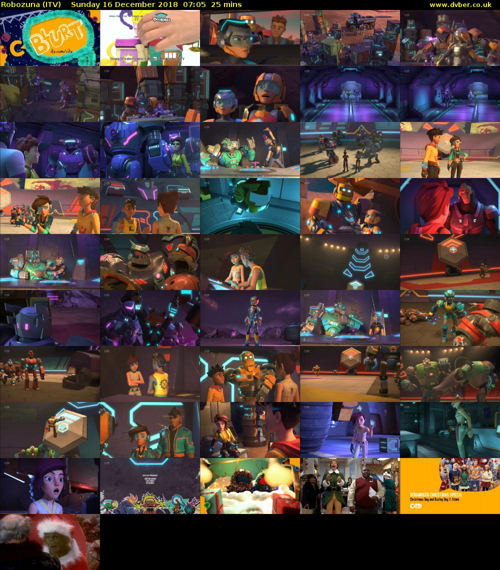 Robozuna (ITV) Sunday 16 December 2018 07:05 - 07:30